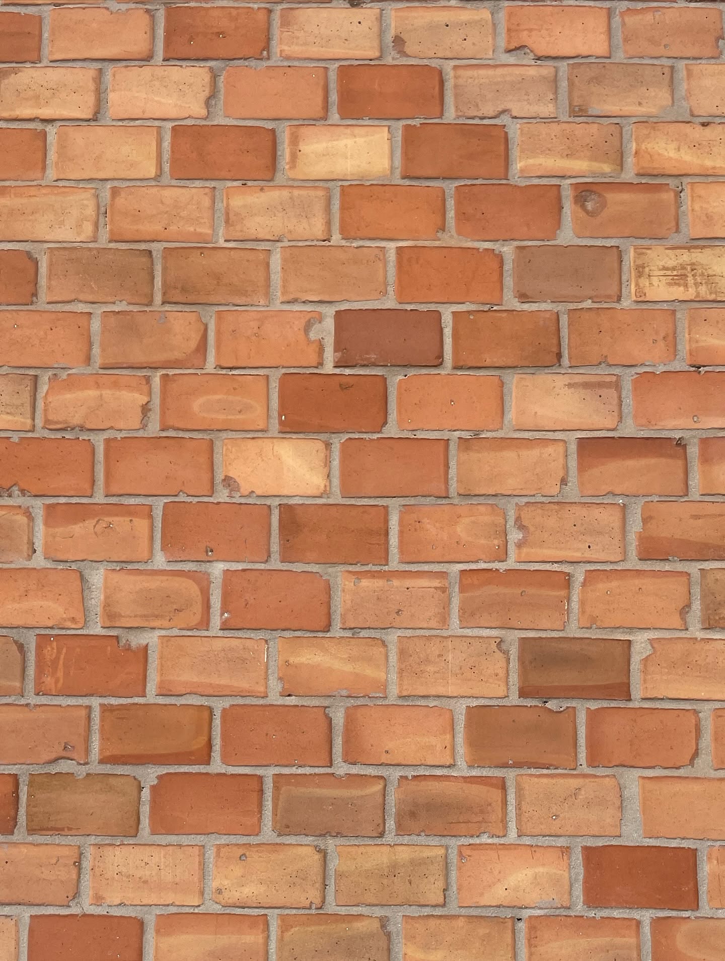 Mur en briques de terre cuite